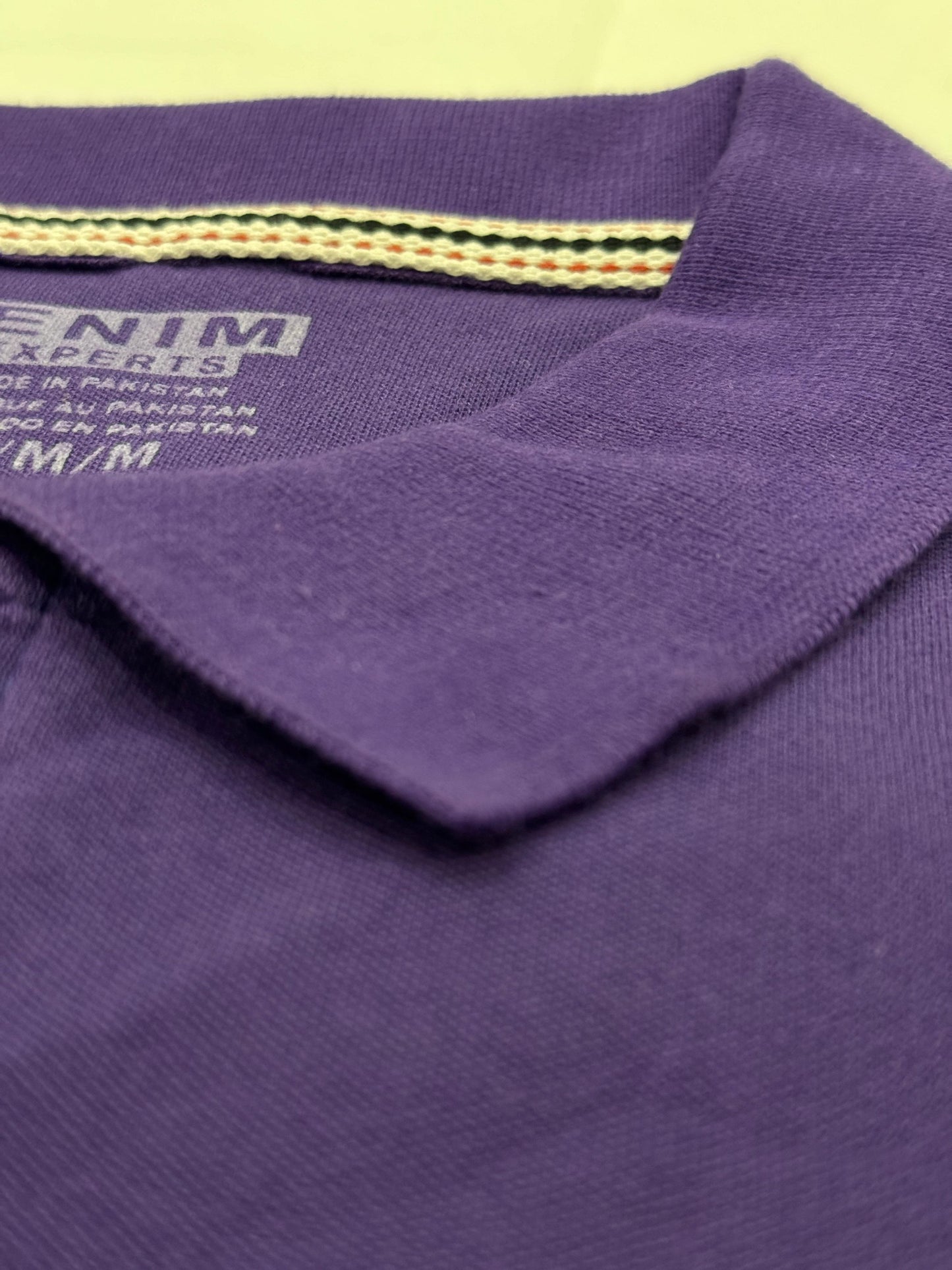 Men’s Purple Denim Polo – Bold Color, Effortless Style