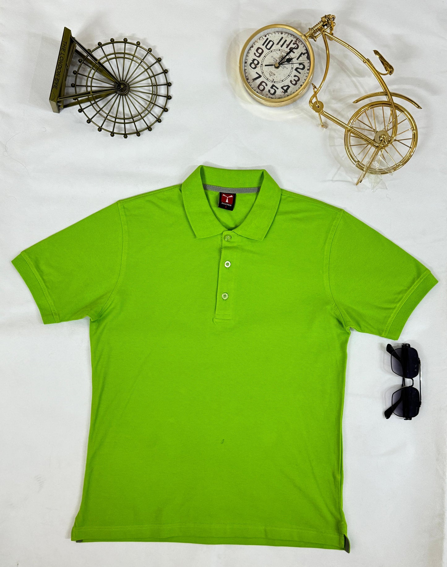 Men’s Lime Green Polo Shirt – Fresh Look, Everyday Comfort