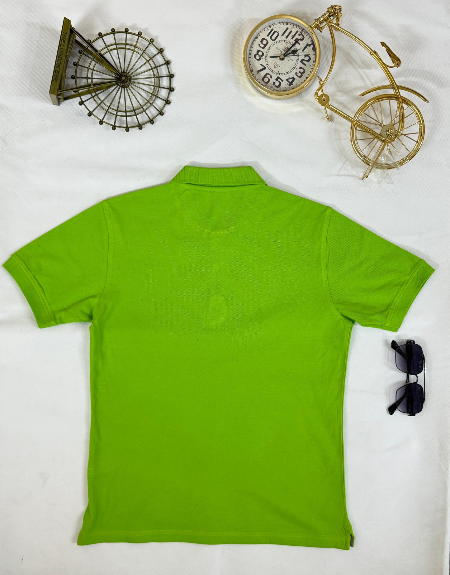 Men’s Lime Green Polo Shirt – Fresh Look, Everyday Comfort