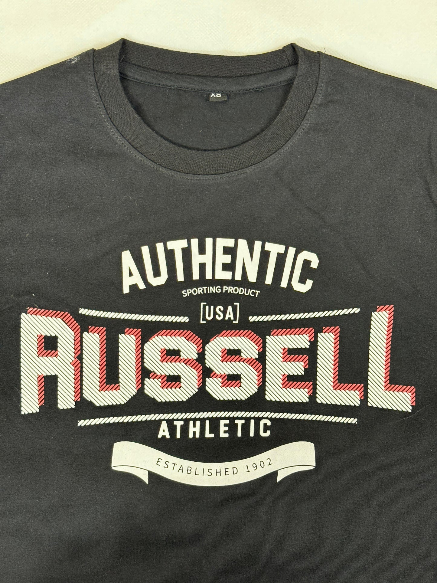 Men’s Russell Athletic Black T-Shirt – Authentic USA Street Style