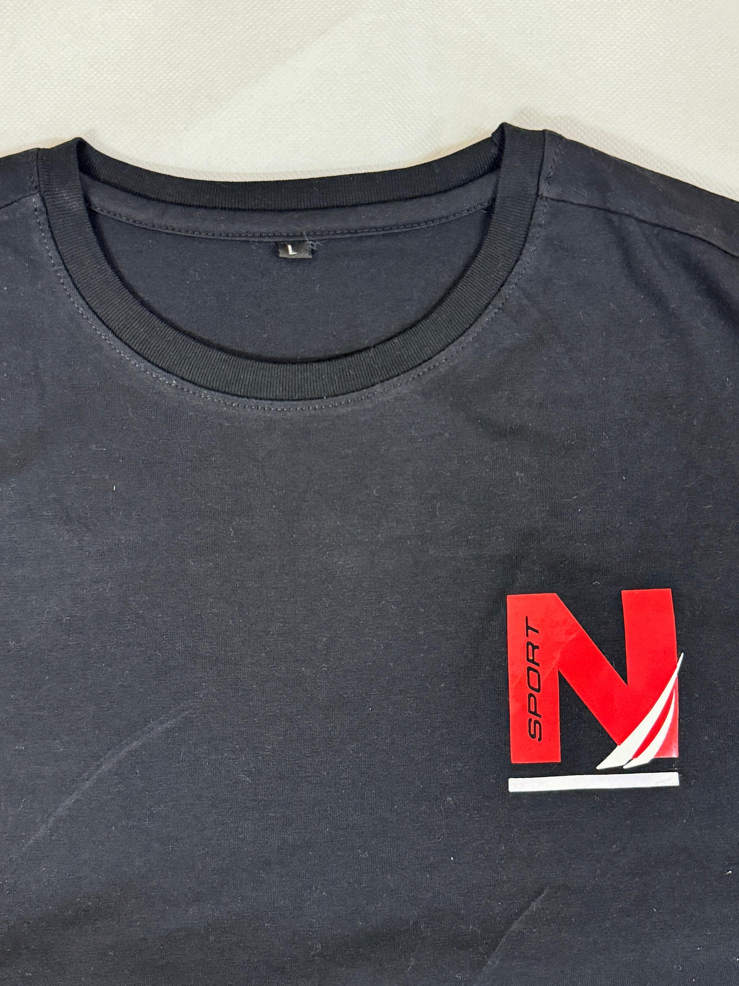 Men’s Nautica Sport Black T-Shirt – Sleek Design, Active Comfort