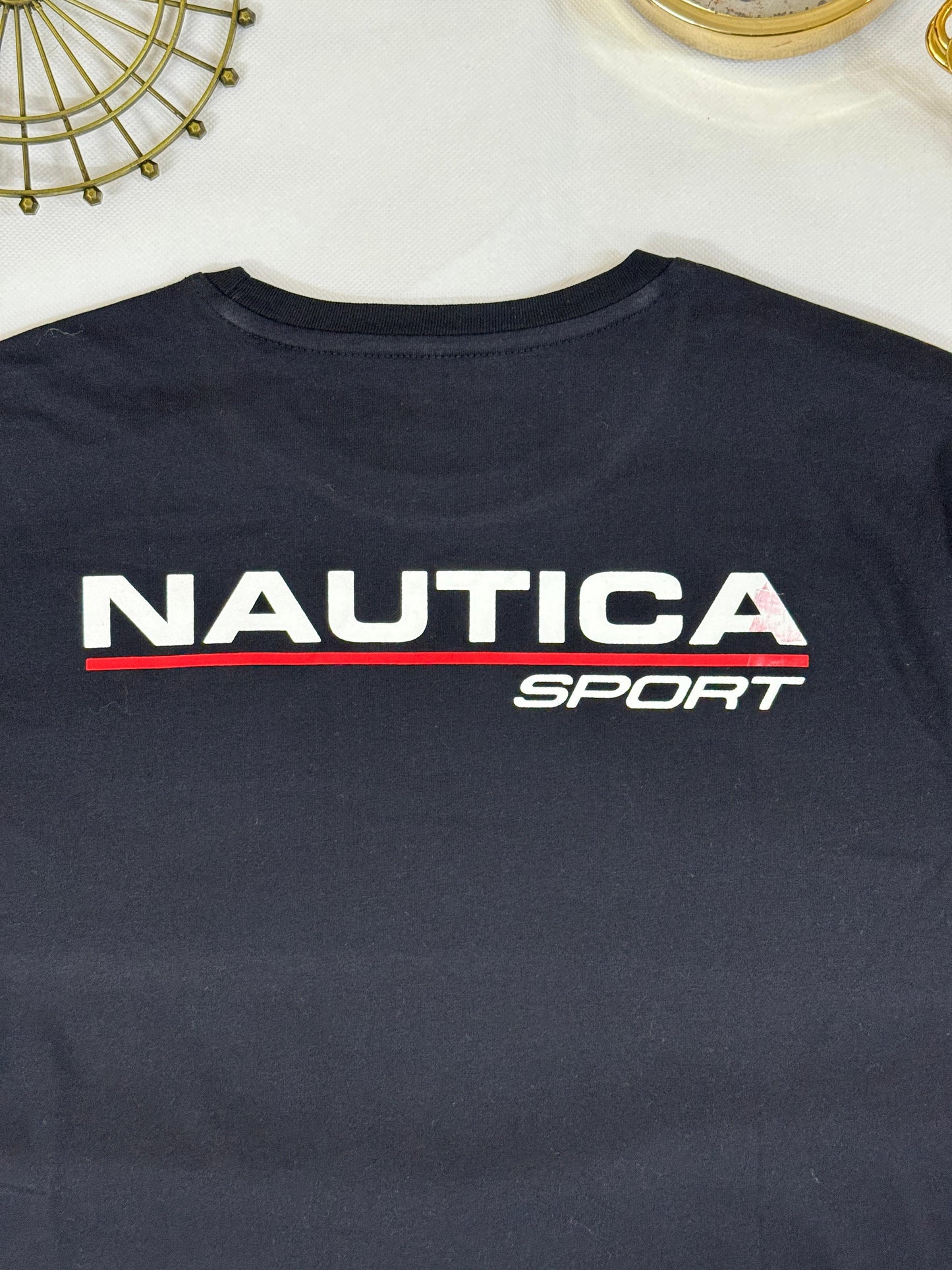 Men’s Nautica Sport Black T-Shirt – Sleek Design, Active Comfort