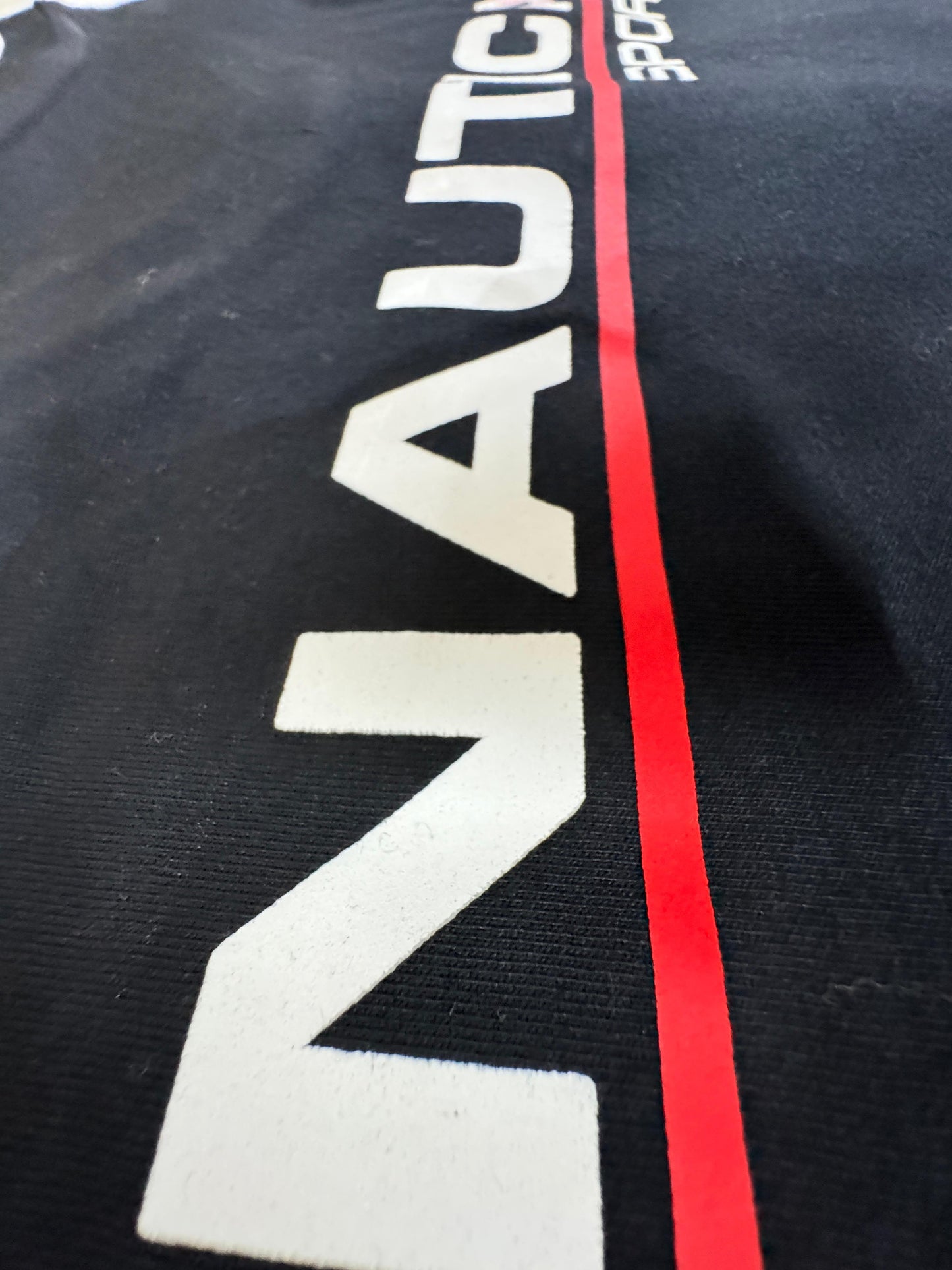 Men’s Nautica Sport Black T-Shirt – Sleek Design, Active Comfort