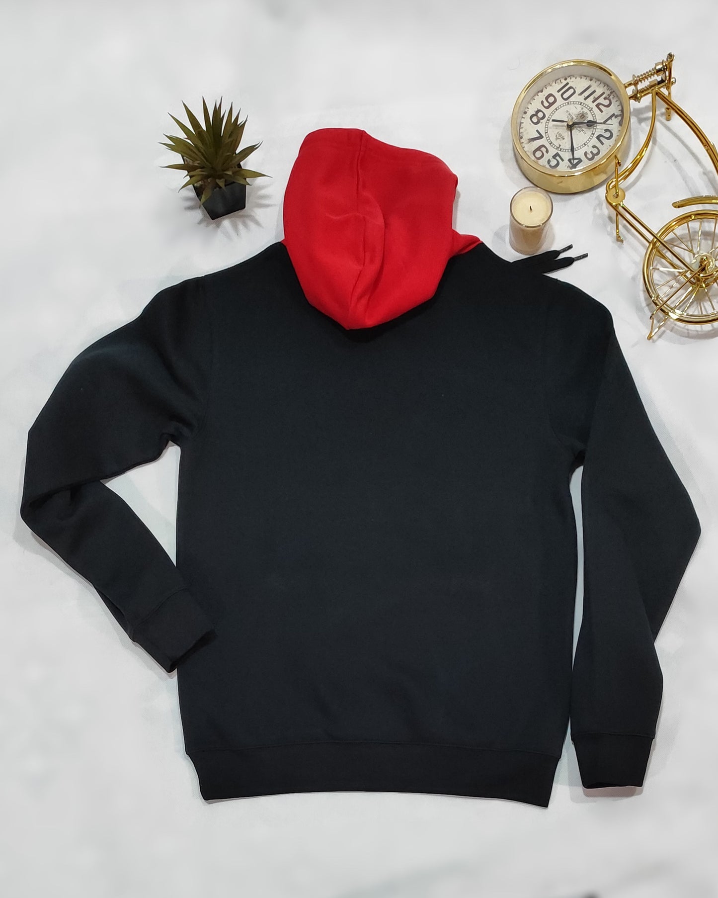 Primark - black and red pullover hoodie