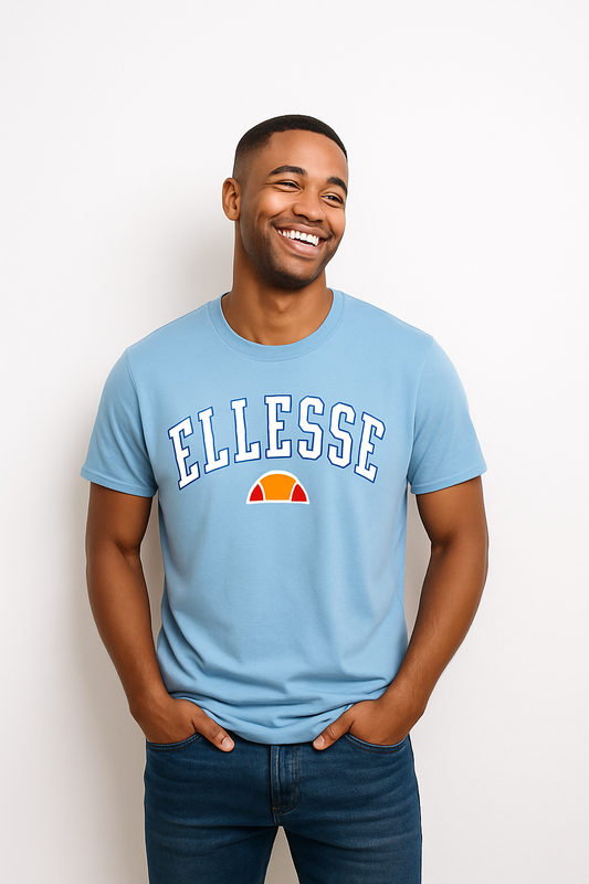 Men’s Ellesse Light Blue T-Shirt – Fresh Style, Iconic Vibes
