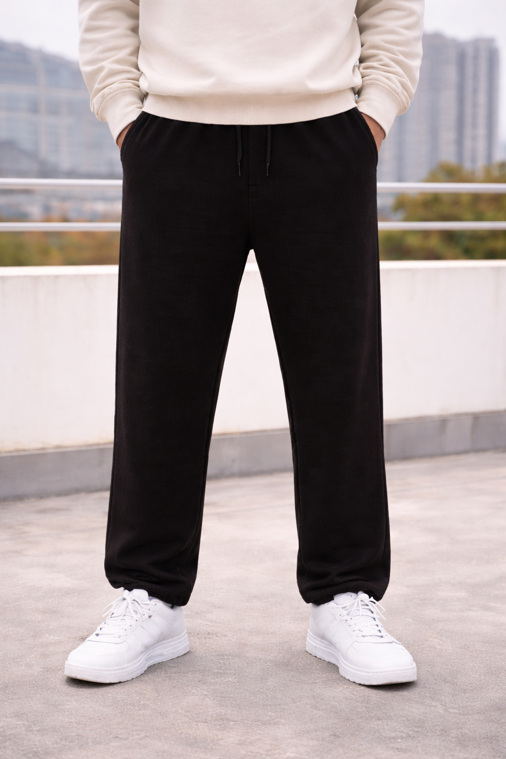 Straight Leg trouser Black