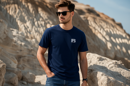 RB Logo Tee – Red Skin & Blue