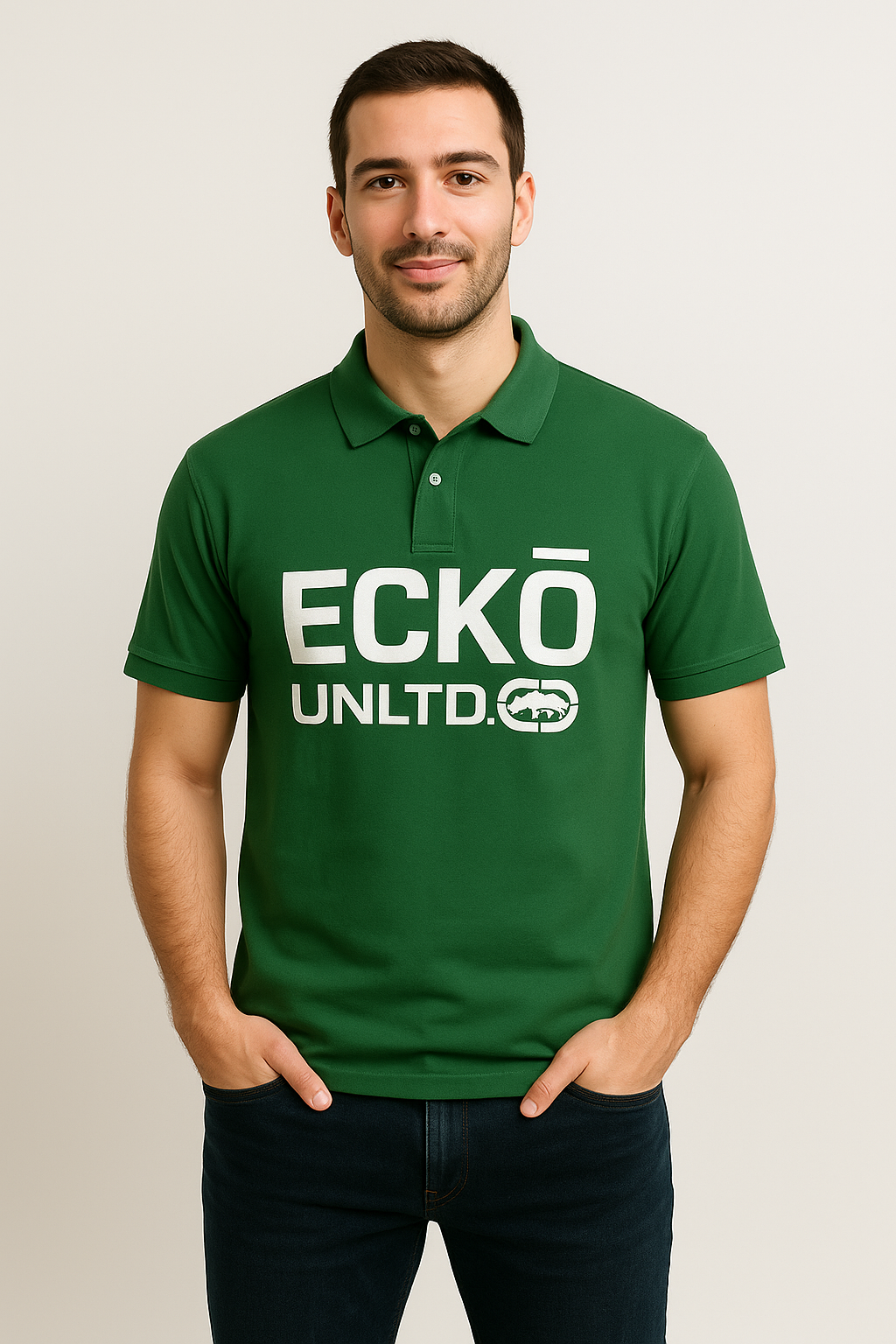 Men’s ECKŌ UNLTD. Polo – Bold Streetwear Meets Comfort