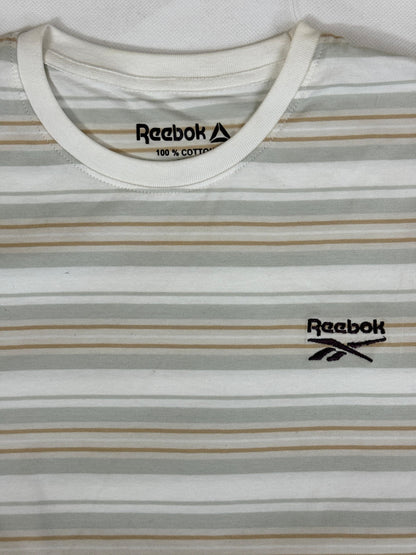 Men’s Reebok Striped T-Shirt – Laidback Style, Everyday Comfort