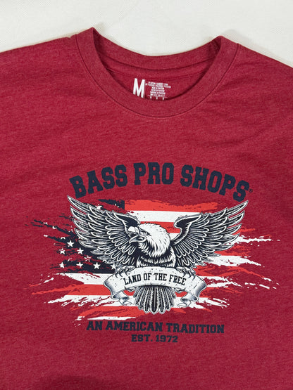 Men’s Bass Pro Shops T-Shirts – Bold Patriot Style in Red, Blue & White