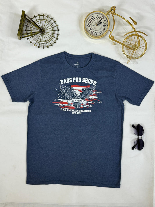 Men’s Bass Pro Shops T-Shirts – Bold Patriot Style in Red, Blue & White